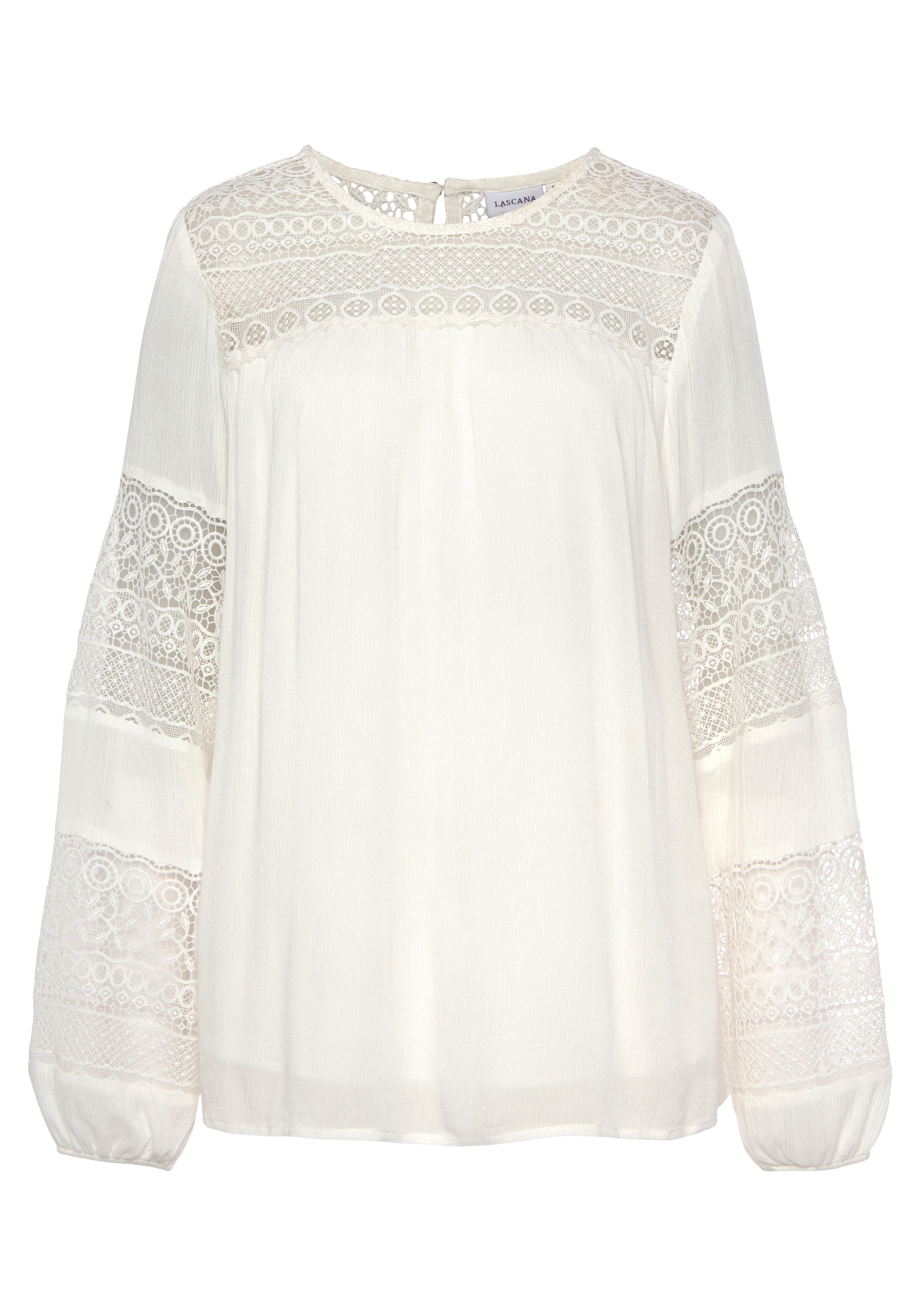 LASCANA Μπλούζα σε μπεζ: μπροστά
