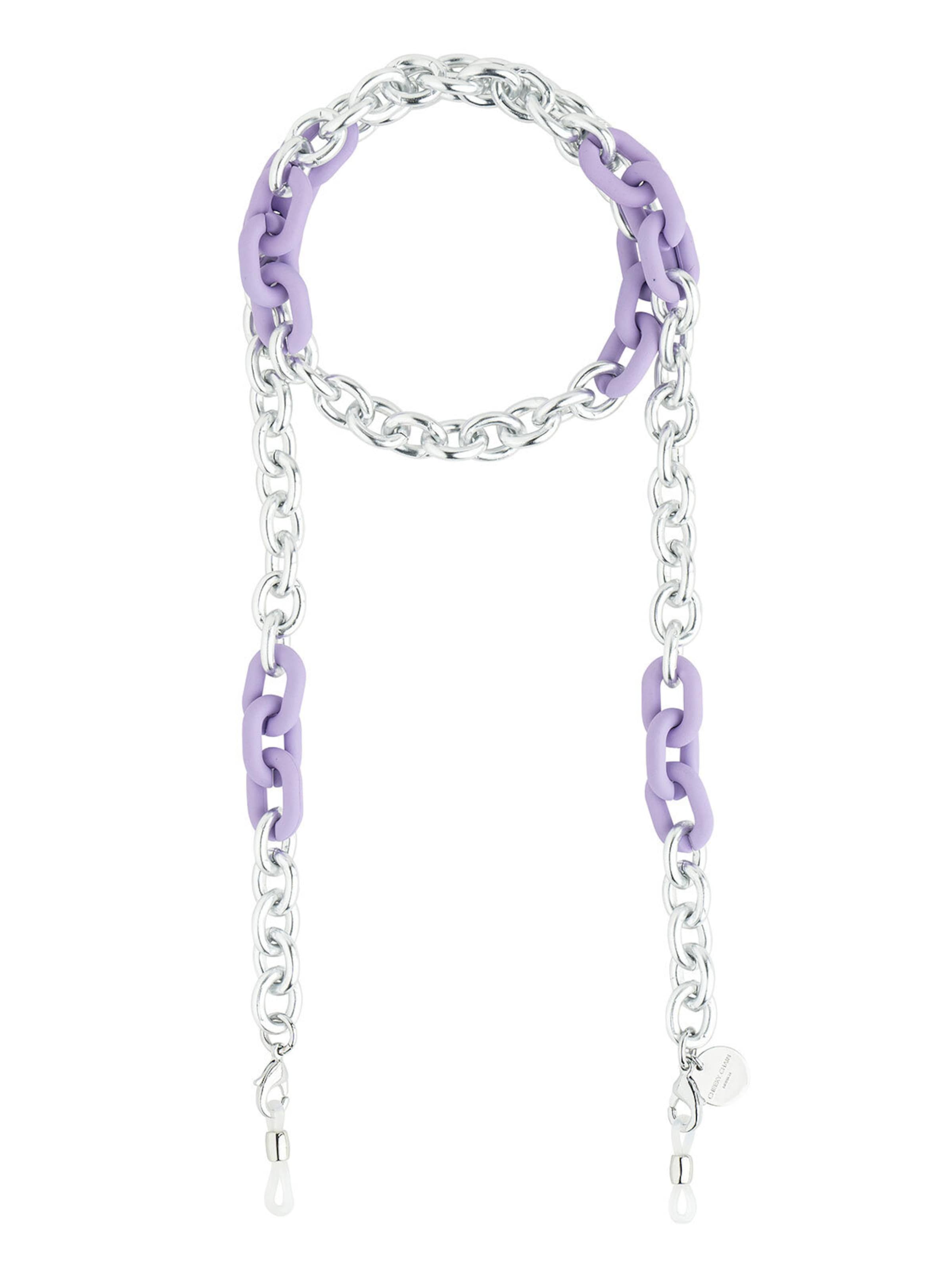Cheeky Chain Munich Ketting 'Kyoto' in Lila: voorkant