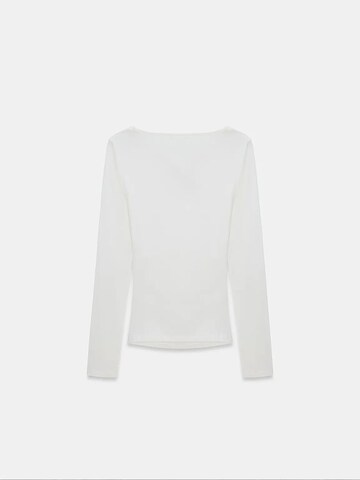 Dilvin - Blusa 'Blusen' em branco