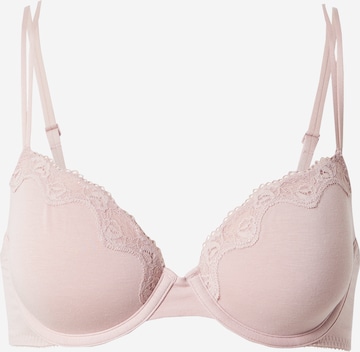 Calvin Klein Underwear - Soutien de tecido Soutien 'DEMI' em rosa: frente
