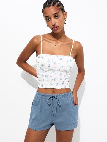 Pull&Bear Regular Housut värissä sininen