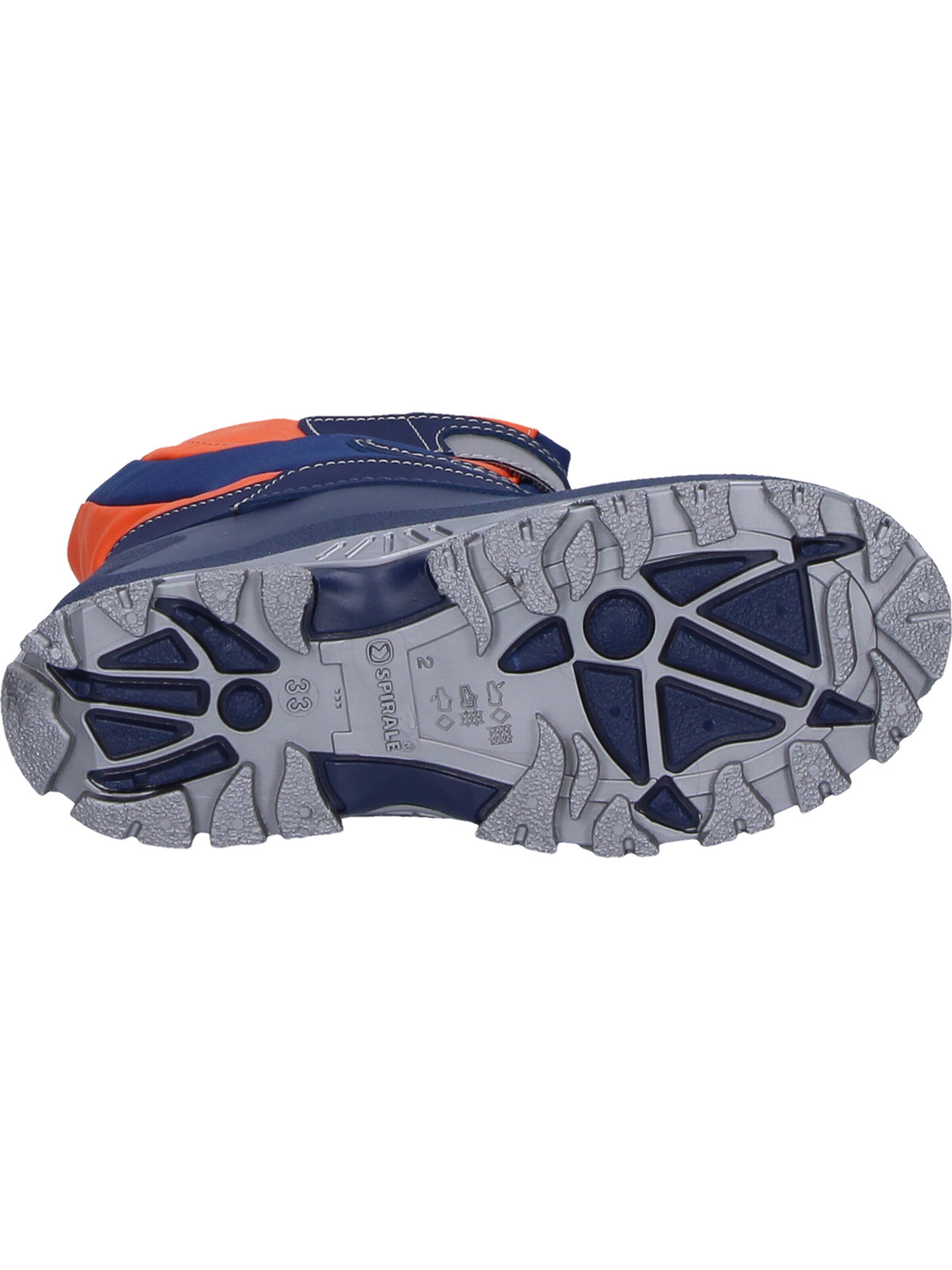 Spirale Snowboots 'Kinder-Winterstiefel Simon gefüttert in orange/blau' in Blau