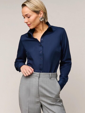 Blouse folklorique Vander Amsterdam en bleu : devant
