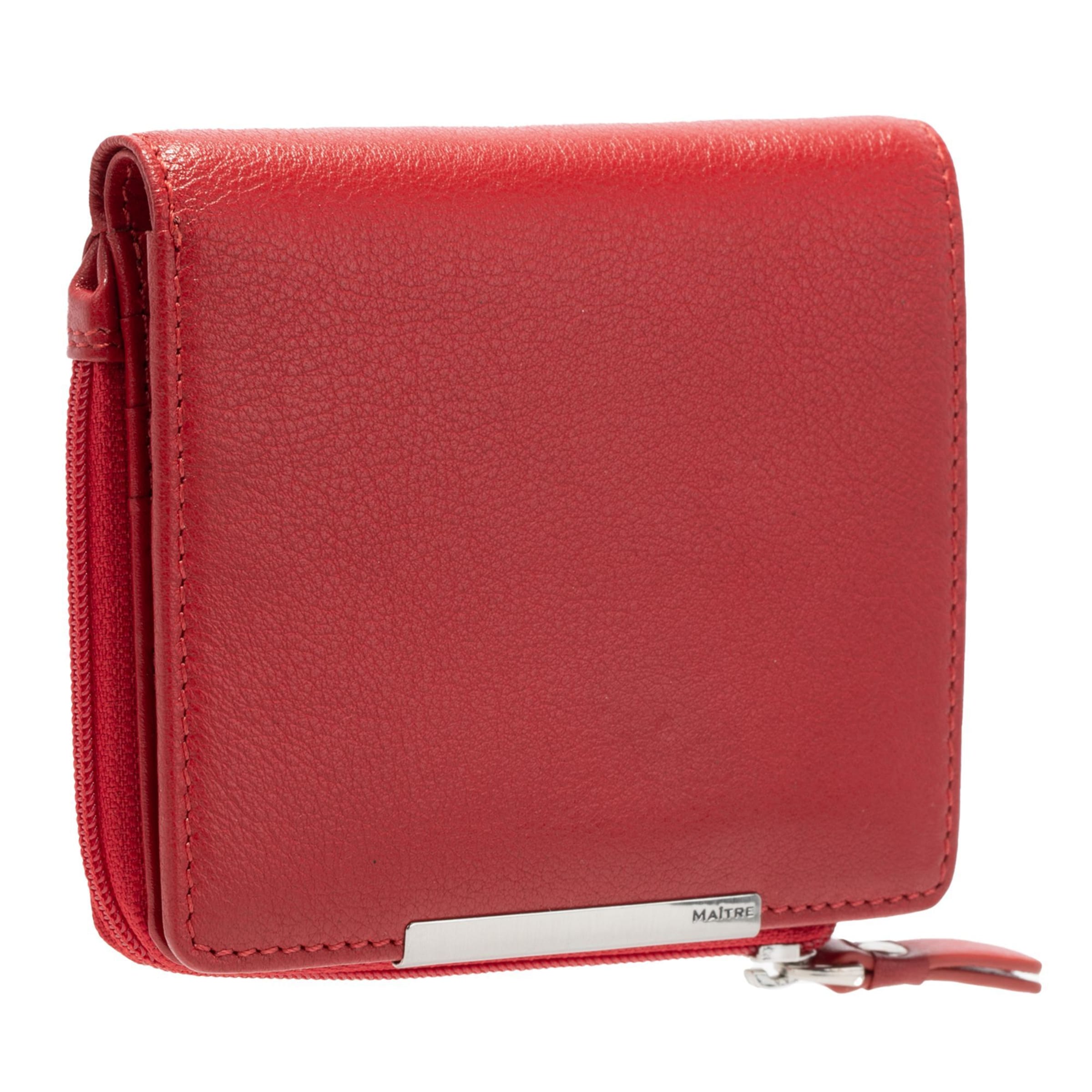 Portamonete 'Belg Alberta' di Maître in rosso