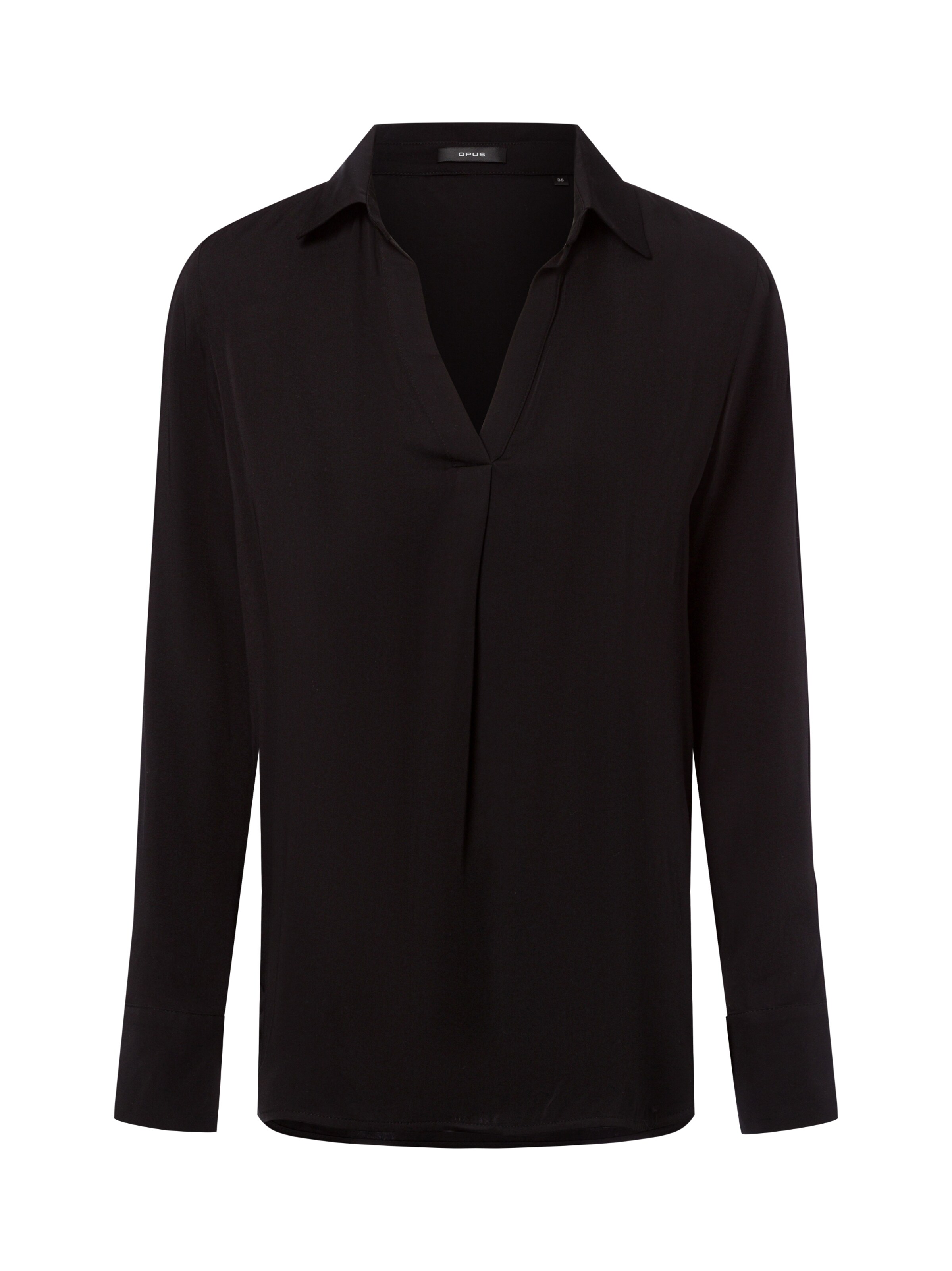 OPUS Bluse 'Fangi' in Schwarz: Vorderseite