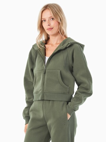 Organication Sweatjacke in Grün