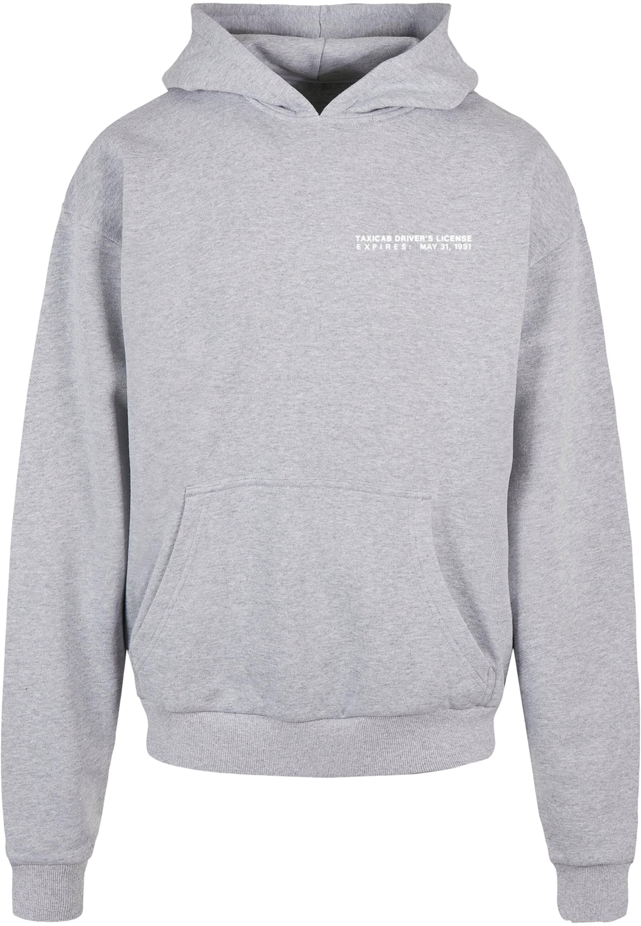 MT Upscale Sweatshirt 'NY Taxi' in Grau: Vorderseite