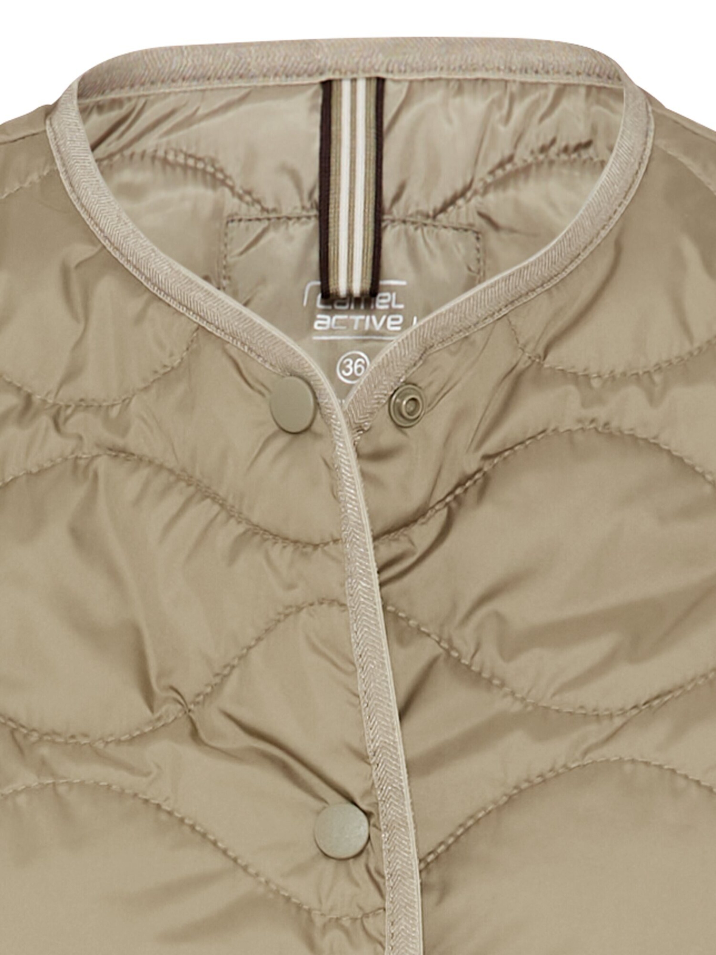 CAMEL ACTIVE Weste mit Druckknöpfen in Grün