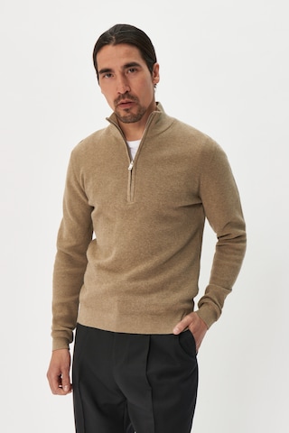 Matinique Pullover 'Lagoon Z' in Beige: Vorderseite