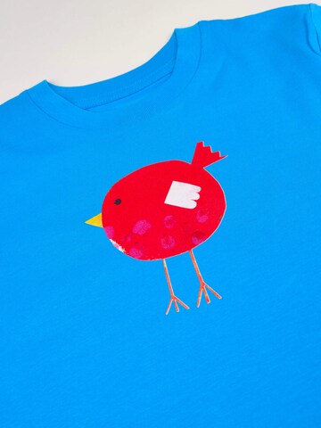 MelaDi Shirt 'Roter Vogel' in Blue