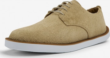 CAMPER Lace-Up Shoes 'Wagon' in Beige: front