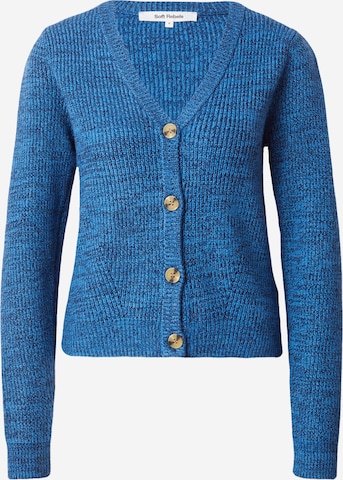 Soft Rebels Knit Cardigan 'Liana' in Blue: front
