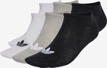 ADIDAS ORIGINALS Κάλτσες 'Liner 6 Pairs' σε γκρι: μπροστά