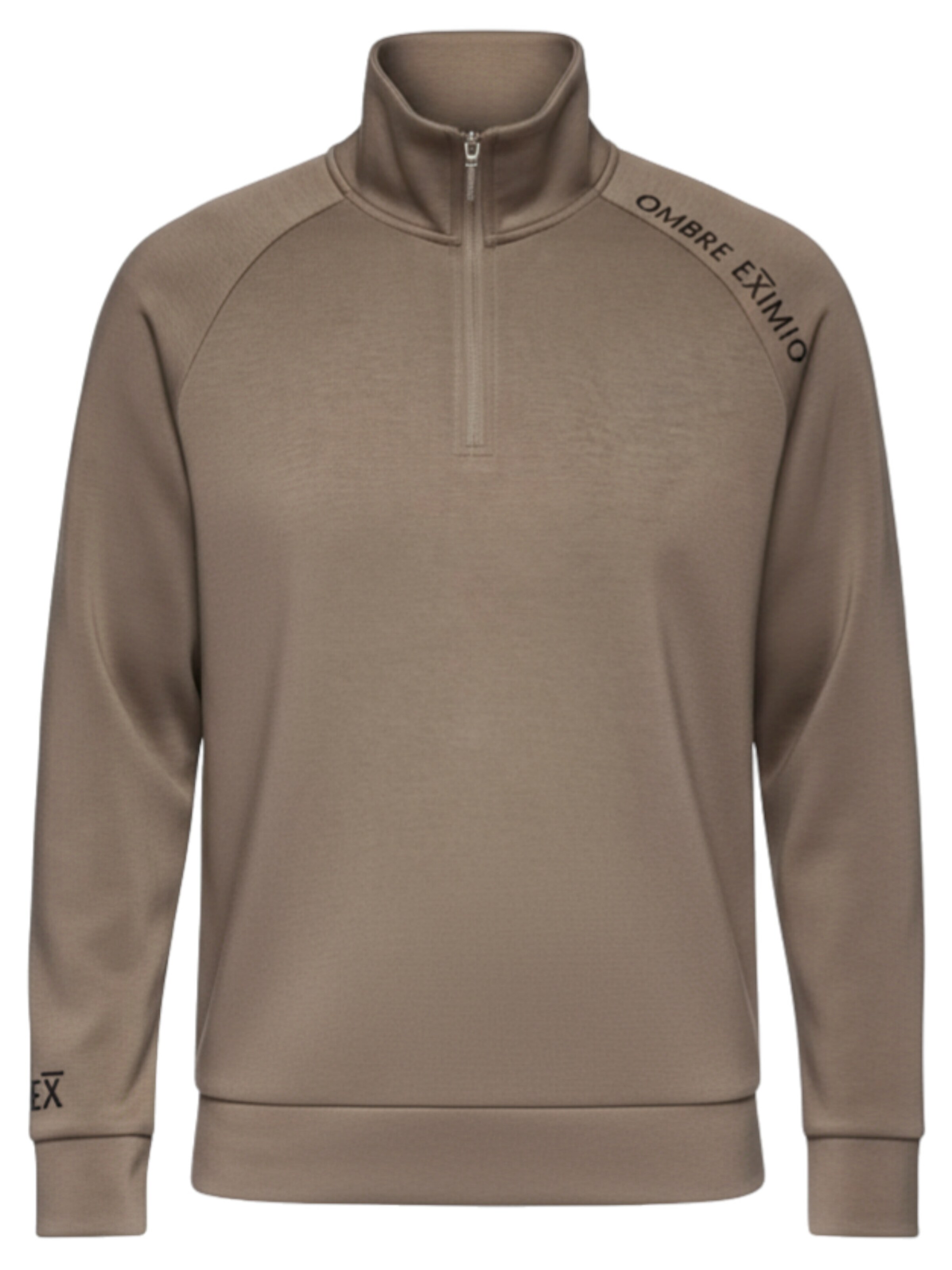 Ombre Sweatshirt in Bruin: voorkant