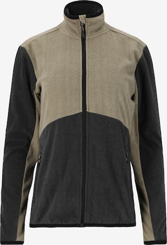 Whistler Athletic Fleece Jacket 'Greyson' in Black: front