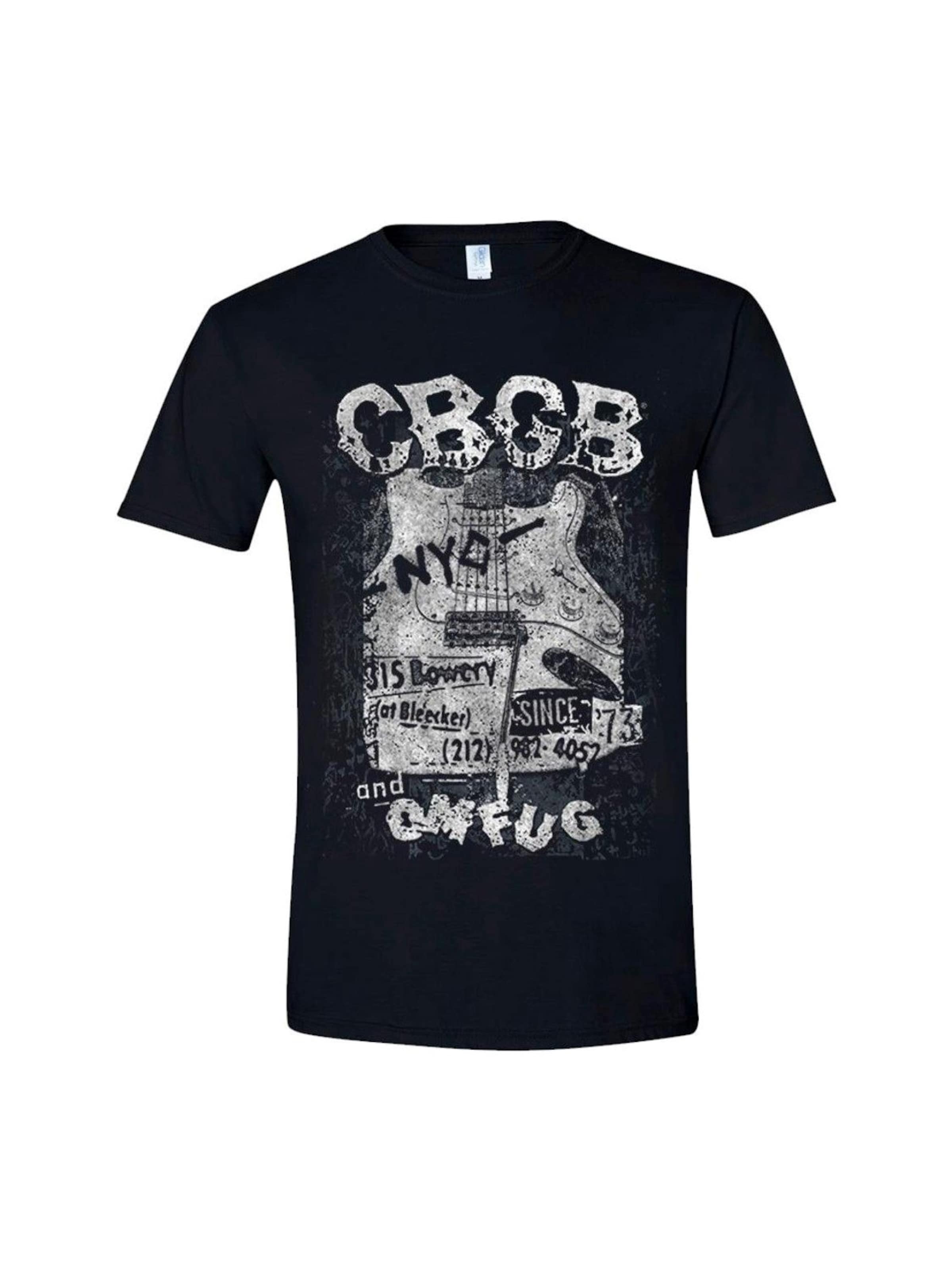 Rockshirts Shirt 'CBGB since 1973  T-Shirt  T-Shirt' in Black: front