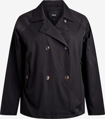 Manteau mi-saison Zizzi en noir : devant