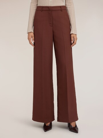 MOTIVI Wide leg Trousers in Brown
