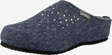 ARA Slippers in Blue: front