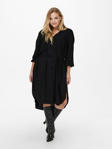 ONLY Carmakoma Shirt Dress in Black