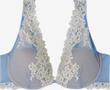 INTIMISSIMI Balconette Bra in Blue: front