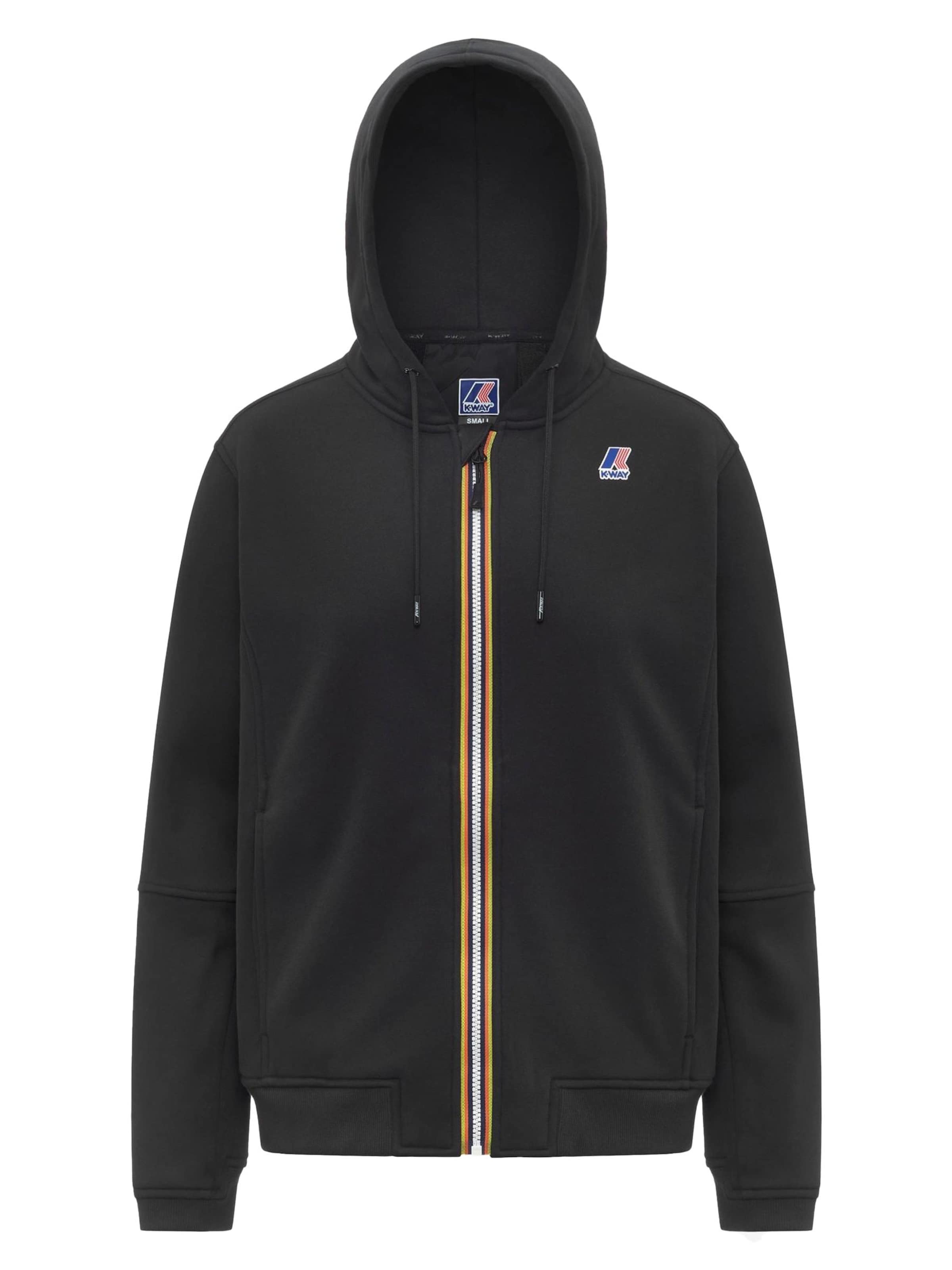 K-Way Sweatshirt in Zwart: voorkant