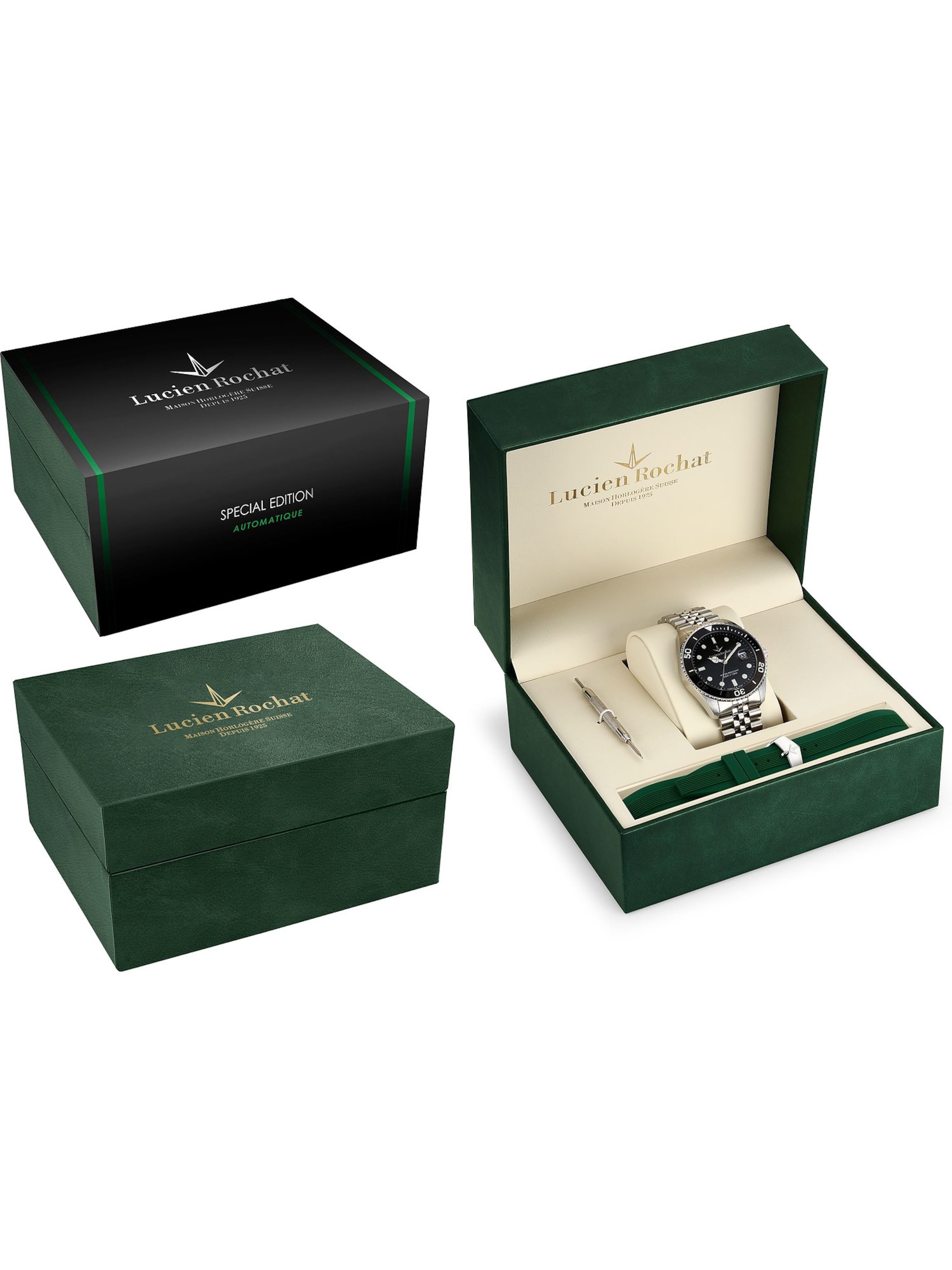 Lucien Rochat Analog Watch in Silver