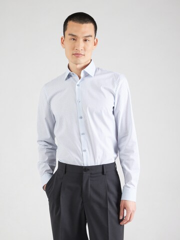 OLYMP Super Slim Fit Business shirt in White: front