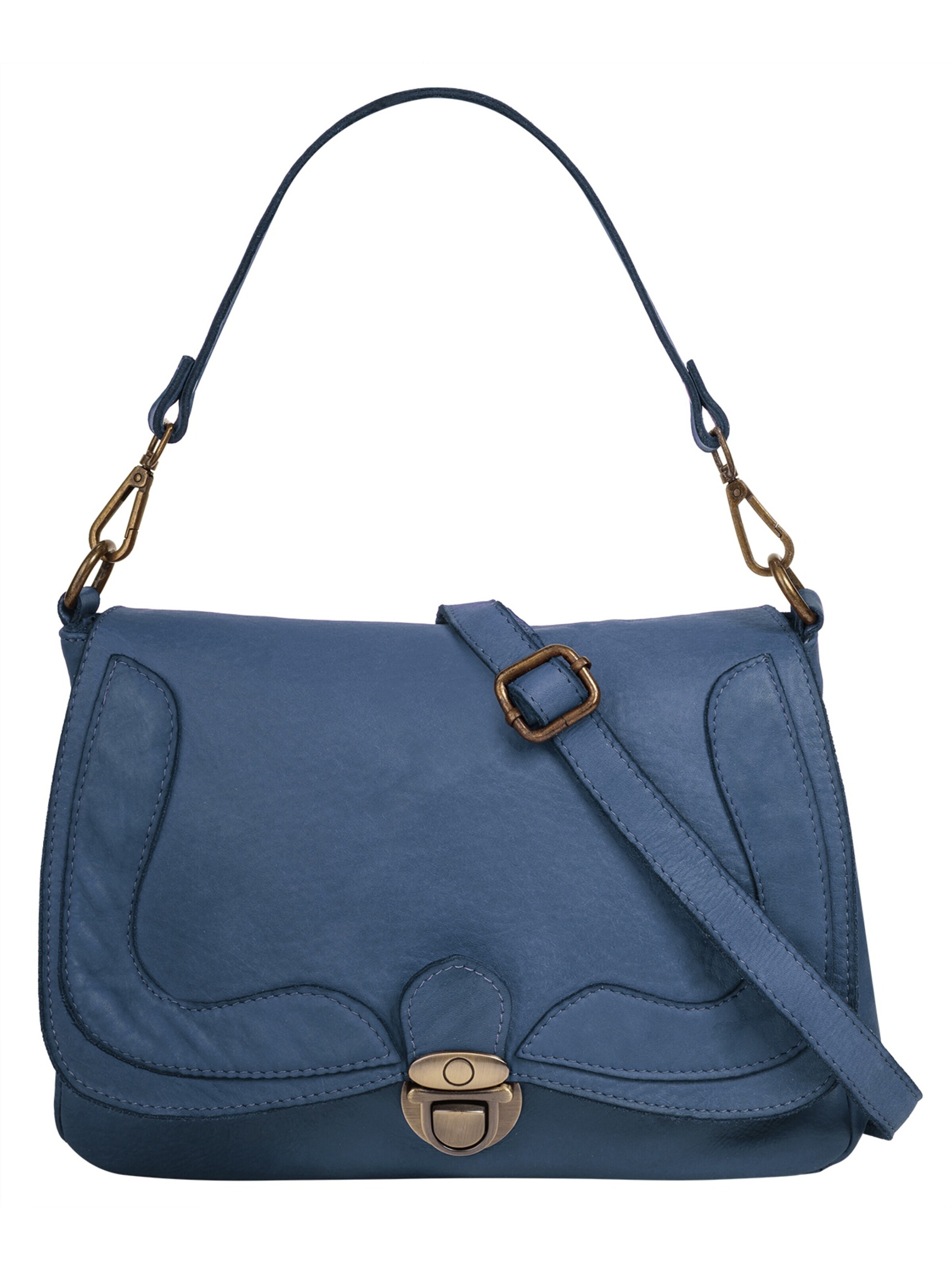 Samantha Look - Bolso de hombro en azul: frente