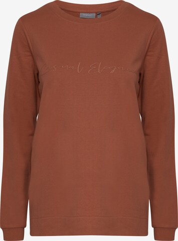 Fransa Sweatshirt 'FRBESWEAT 4' in Brown: front