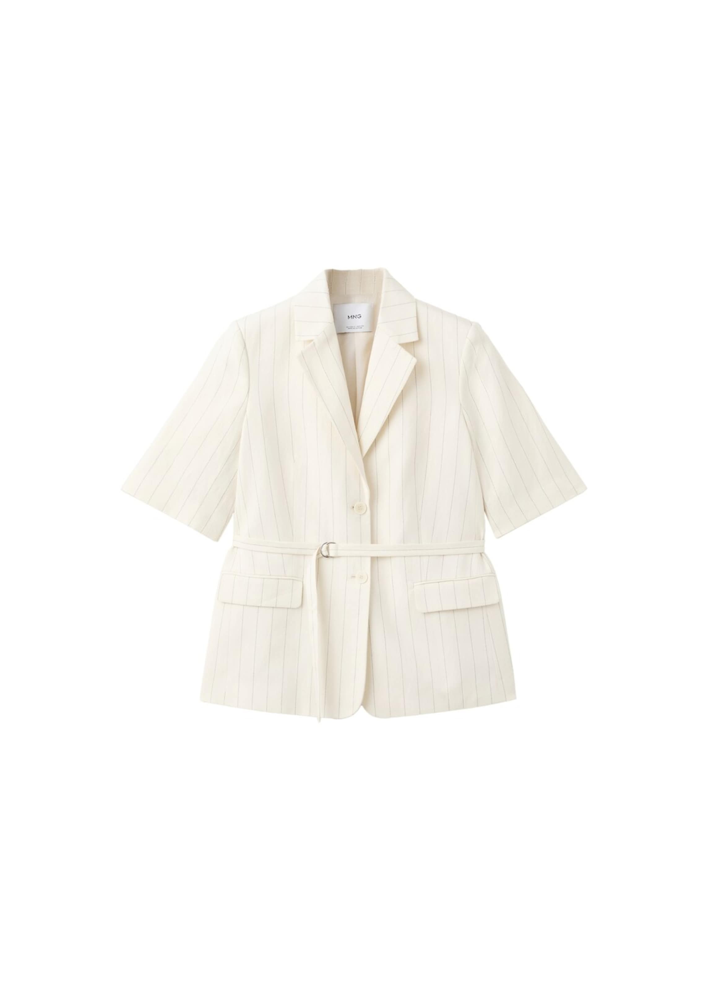 MANGO Blazer 'Argelia' in Beige: front