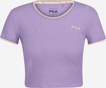 T-shirt fonctionnel 'TIVOLI' FILA en violet : devant