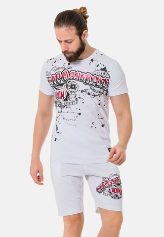 CIPO & BAXX Shirt in White: front