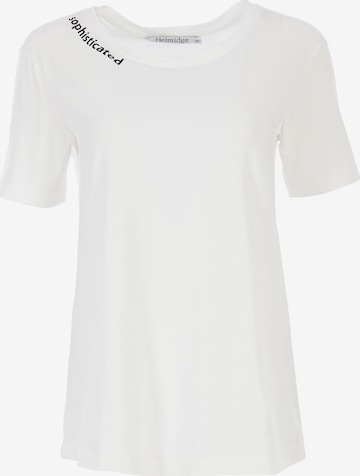 T-shirt HELMIDGE en blanc : devant