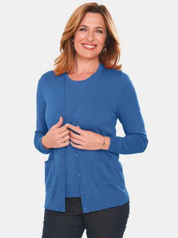Cardigan Goldner en bleu : devant