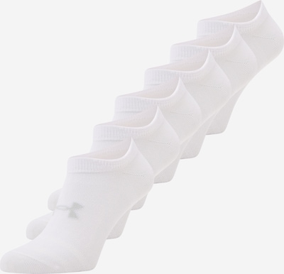 Sportinės kojinės 'Essential' iš UNDER ARMOUR, spalva – šviesiai pilka / balta, Prekių apžvalga