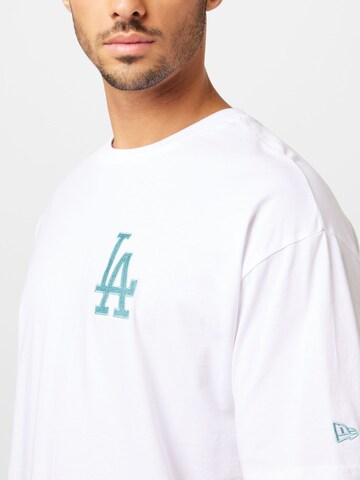 Tricou 'Los Angeles Dodgers' de la NEW ERA pe alb