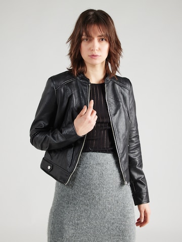 VERO MODA Between-season jacket 'LOVE LOVE' in Black: front