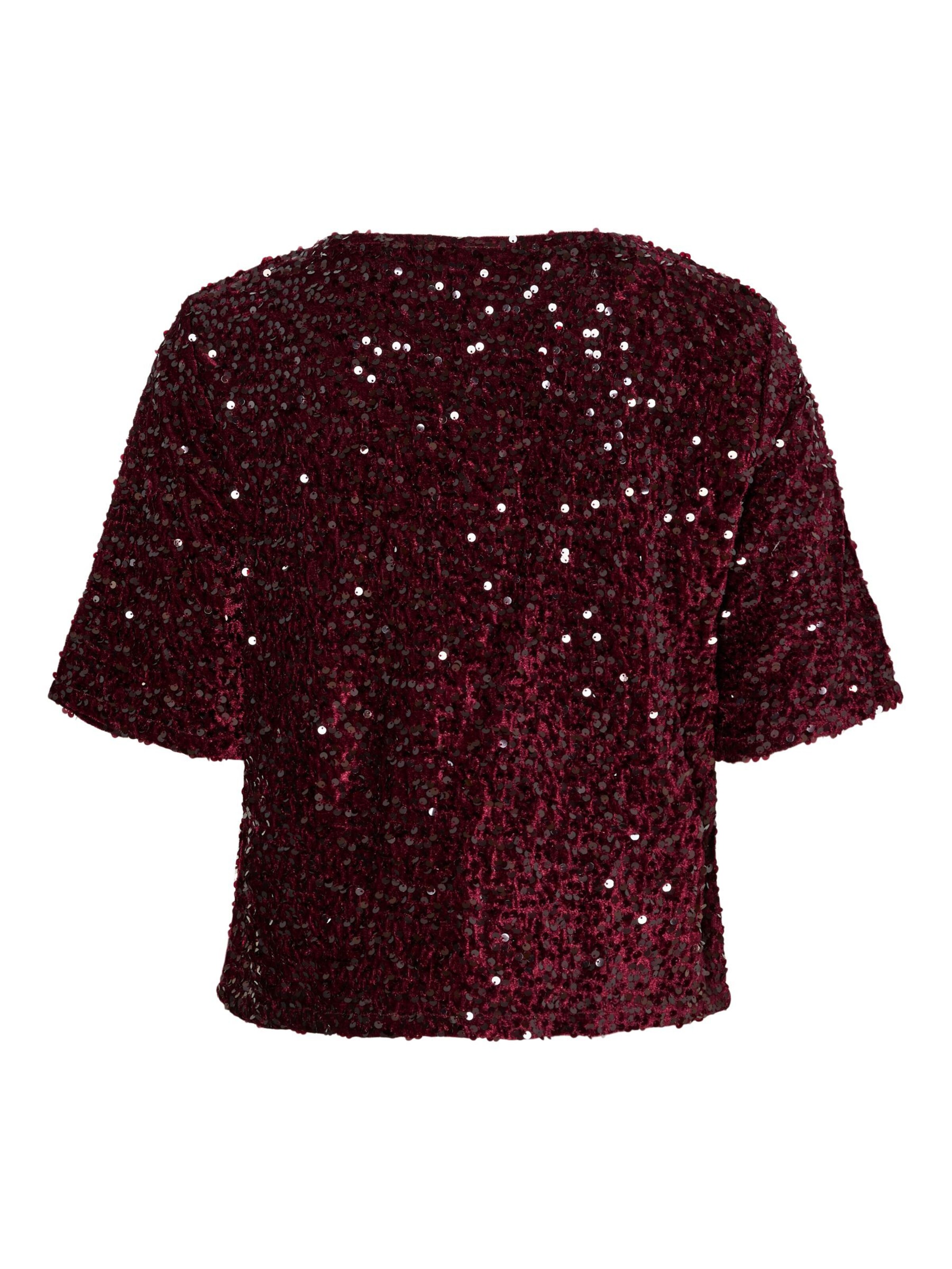 PIECES Bluse 'PCKam' i rød