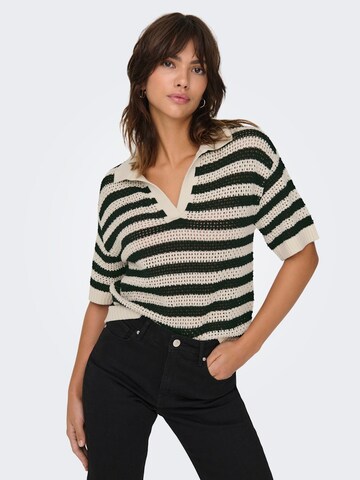 Pull-over 'JDYTIKKA' JDY en beige : devant