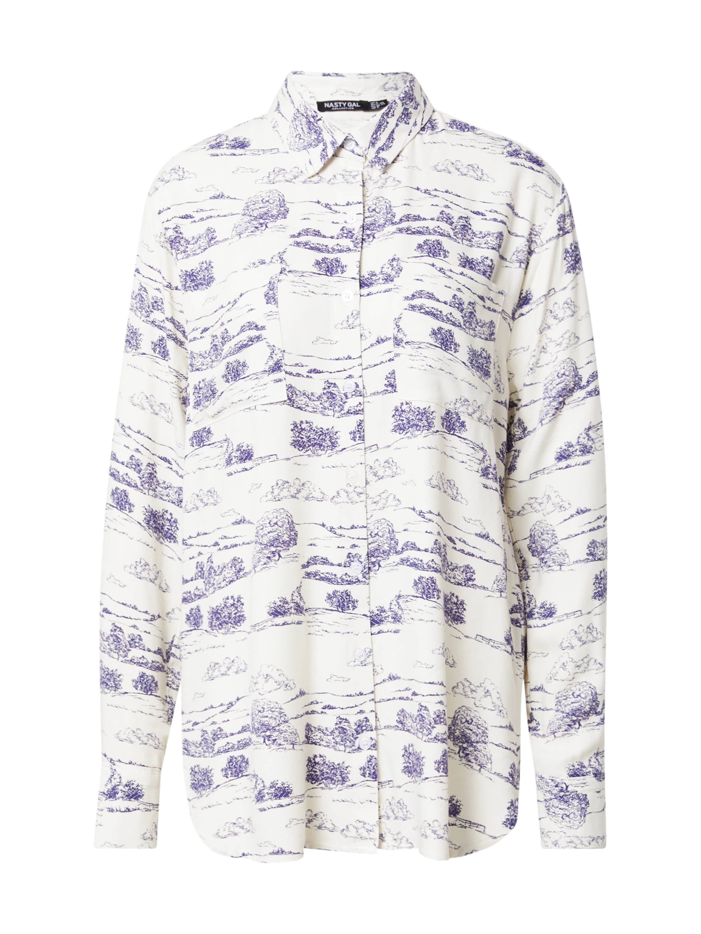 Nasty Gal Blouse in White: front