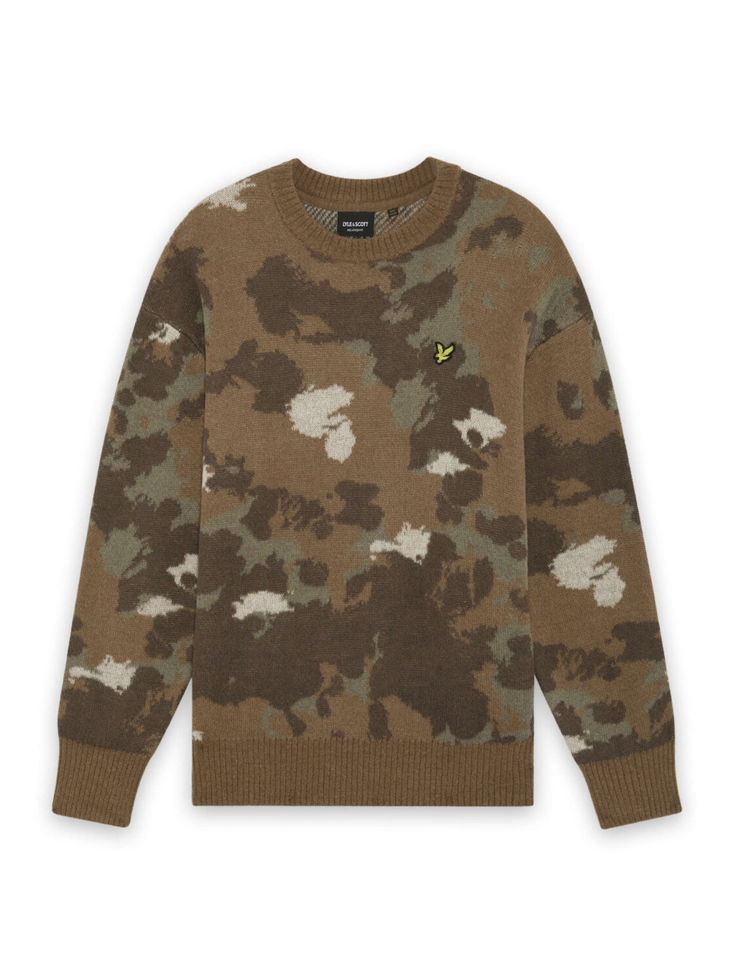 Lyle & Scott Pullover in Braun: Vorderseite