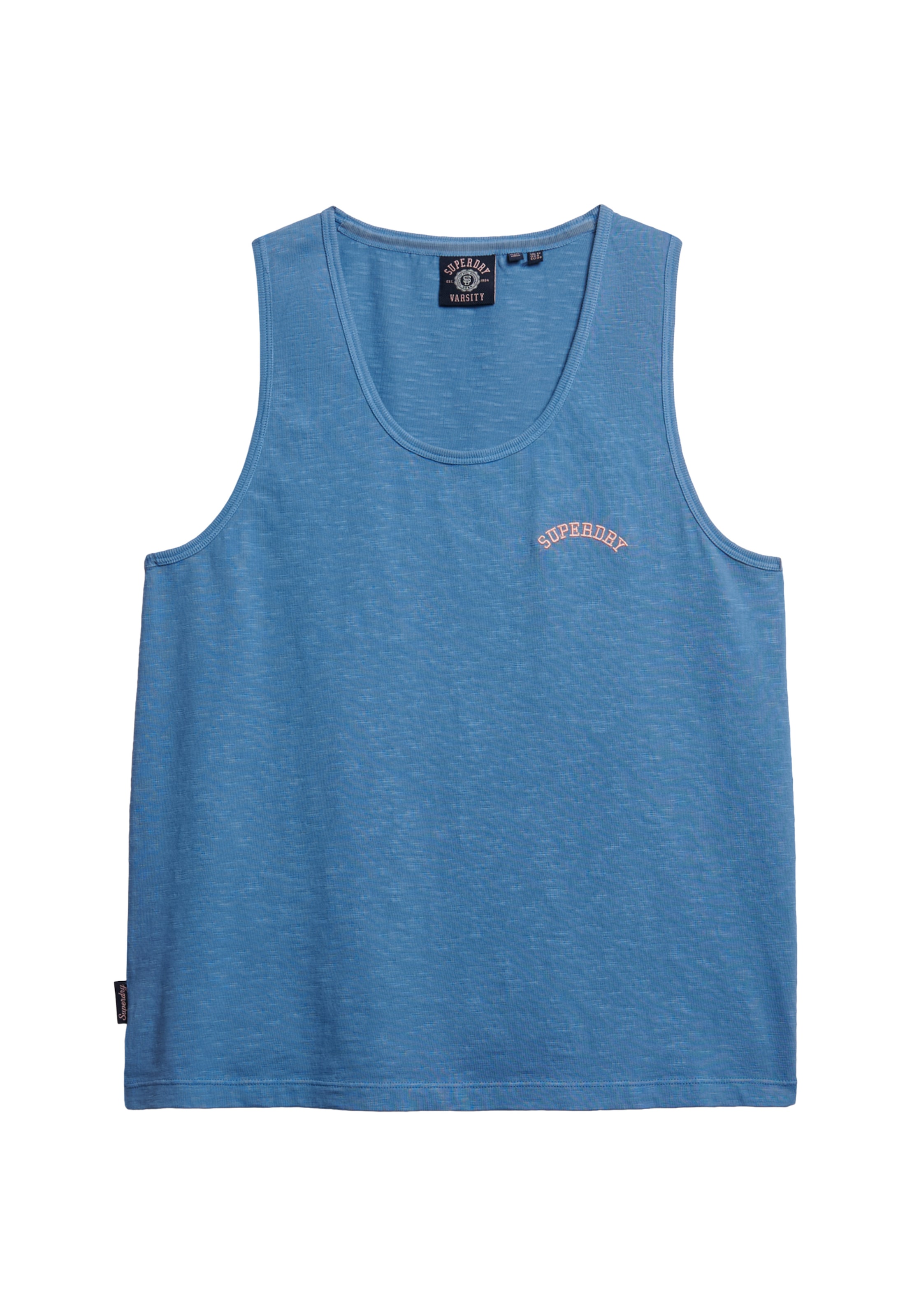 Superdry Top 'Essential' in Blauw: voorkant