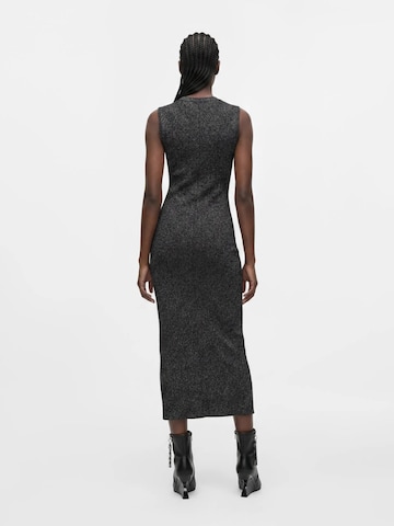 KARL LAGERFELD JEANS - Vestido ' Metallic' em cinzento