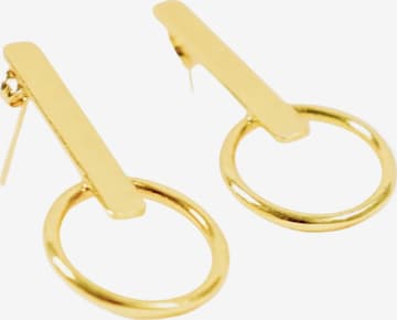 Les ReinesNaušnice 'Golden Key' - zlatna boja: prednji dio
