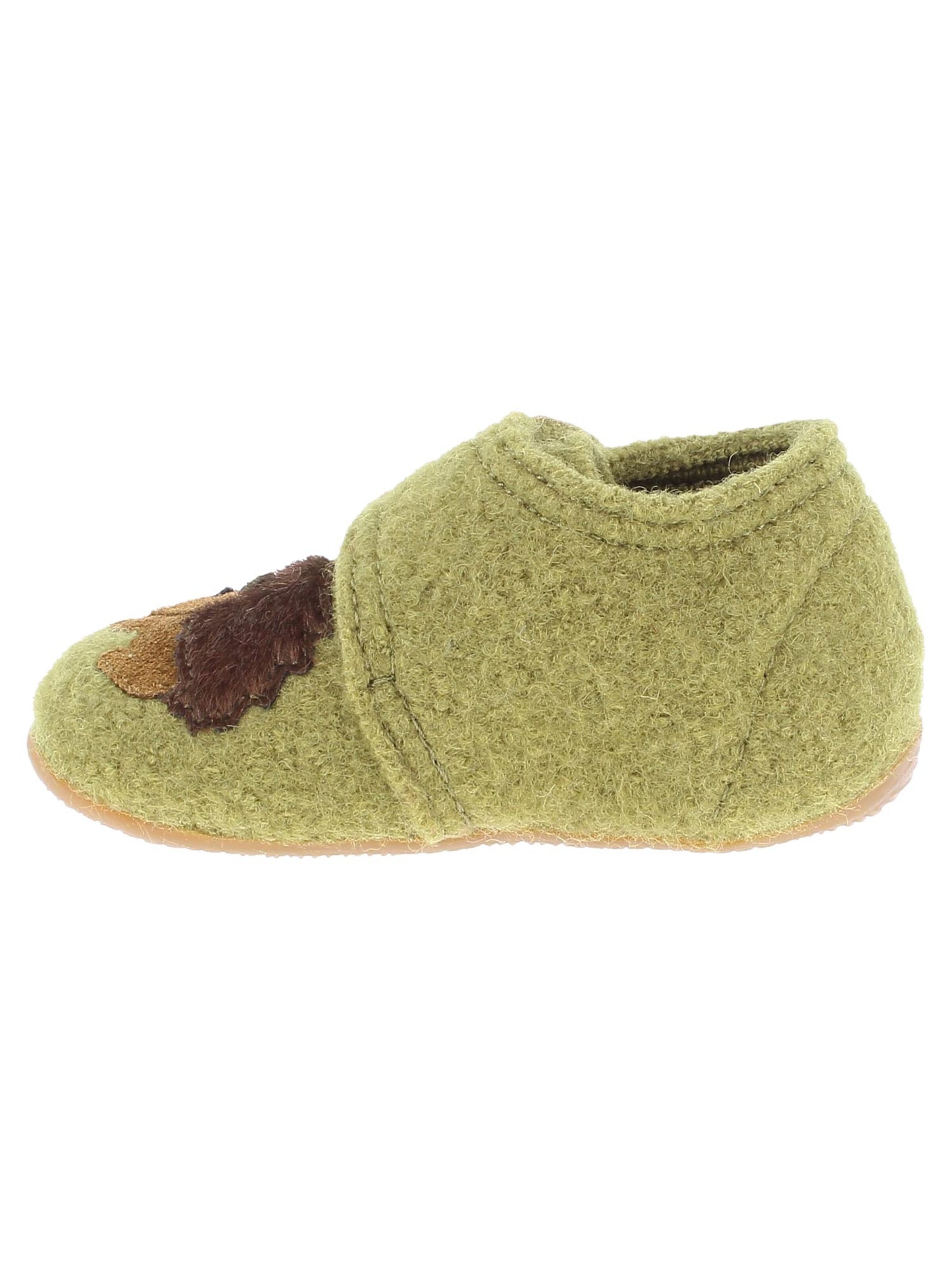 Living Kitzbühel Slipper 'Schurwolle' in Green