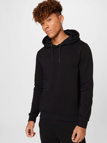 BRUNOTTI Athletic Sweatshirt 'Patcher' in Black: front