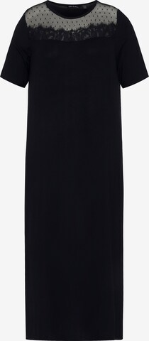 Ulla Popken Nightgown in Black: front