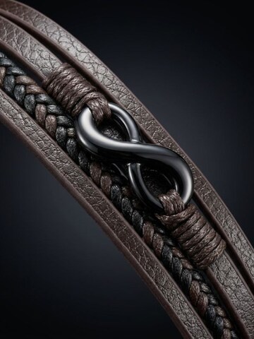 UNIQAL Armband 'NICE' in Bruin
