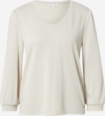 TOM TAILOR Sweater in Beige: front